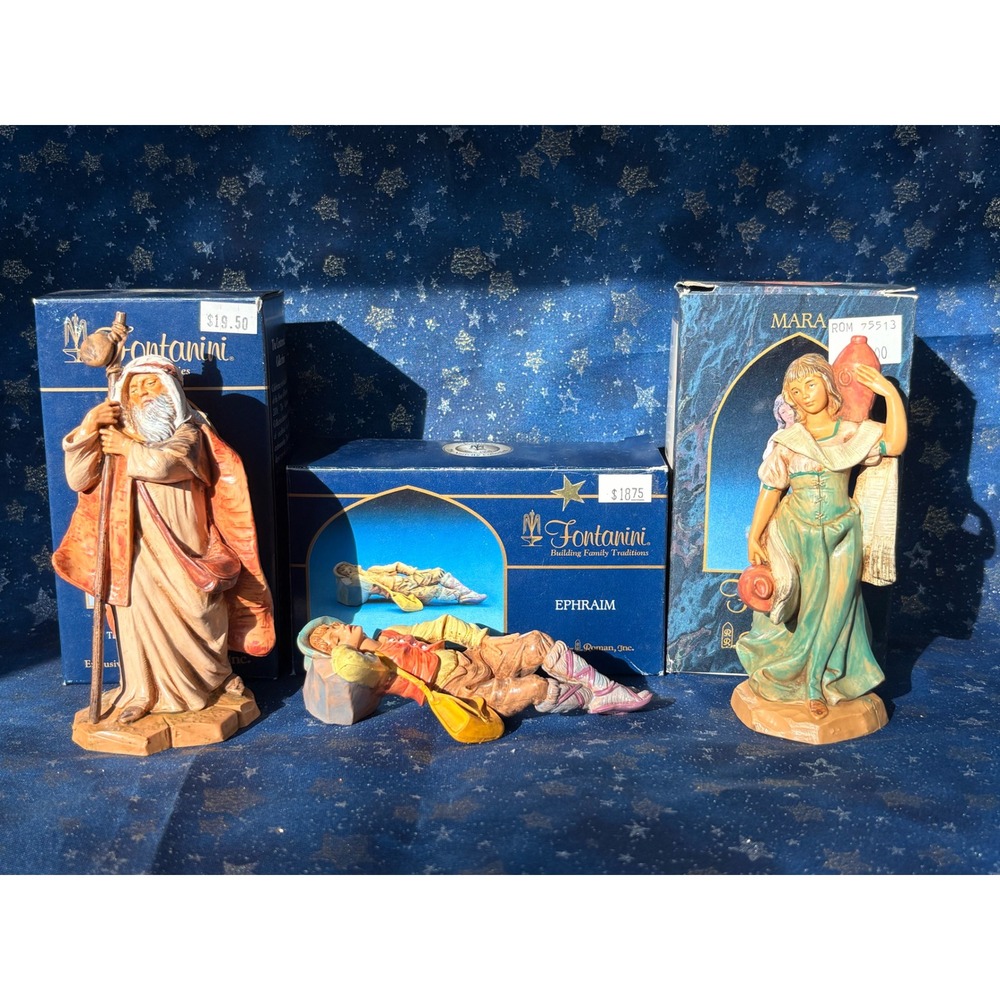 Fontanini Nativity 5" Centennial Collection Isaiah Ephraim Mara Figures Roman
